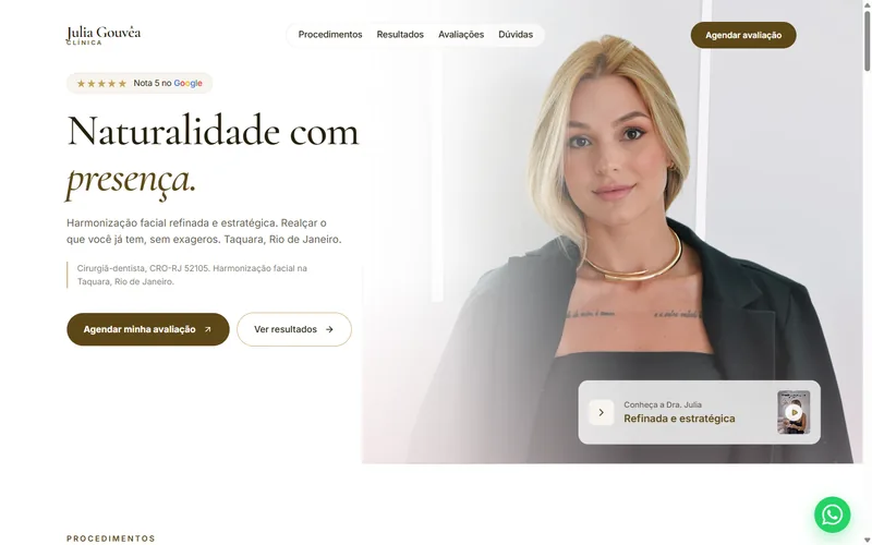 Dra. Julia Gouvêa · harmonização facial