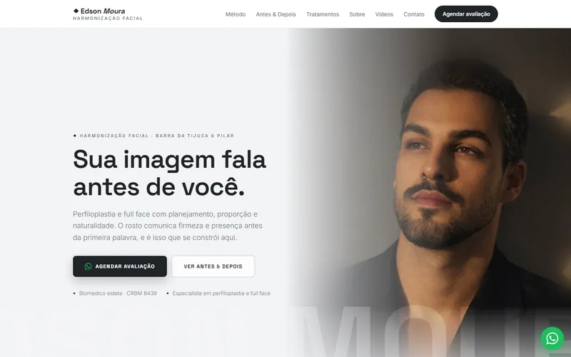 Dr. Edson Moura · harmonização facial