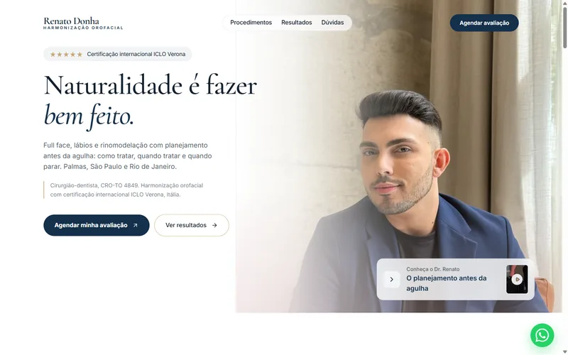 Dr. Renato Donha · harmonização orofacial